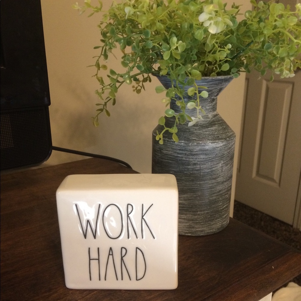 Rae Dunn work hard be brave